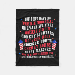 Patriottisch Amerika verjaardag onafhankelijkheids Fleece Deken