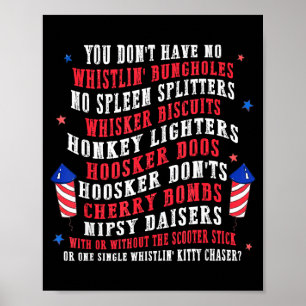 Patriottisch Amerika verjaardag onafhankelijkheids Poster