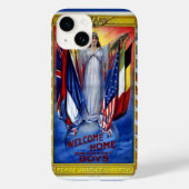 Patriottisch Amerika, vrijheid van vrede Case-Mate iPhone Case (Achterkant)