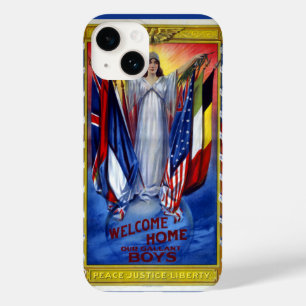 Patriottisch Amerika, vrijheid van vrede Case-Mate iPhone Case