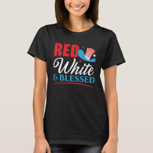 Patriottisch Amerika VS Vlag 4 juli Amerikaans 4 T-shirt