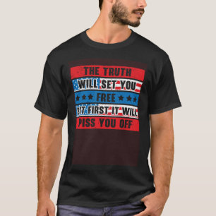 Patriottisch Amerika VS Vlag 4 juli Amerikaans 5 T-shirt