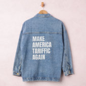 Patriottisch AMERIKA WEER TARIEF VAN Trump Denim Jacket (Hangar)