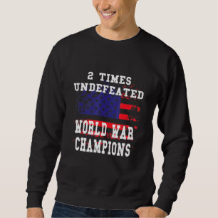Patriottisch Amerikaan 2 keer niet verslagen door Trui