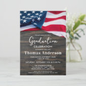 Patriottisch Amerikaans Afstuderen van de Amerikaa Kaart (Staand voorkant)