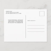 Patriottisch Amerikaans Afstuderen van de Amerikaa Uitnodiging Briefkaart (Achterkant)