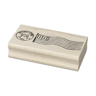 Patriottisch Amerikaans annuleringsmerk Rubberstempel