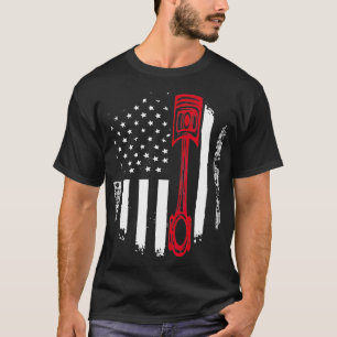Patriottisch Amerikaans automatisch mechanisch han T-shirt
