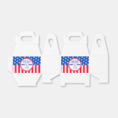 Patriottisch Amerikaans Bedankdoosjes (Uitgevouwen)