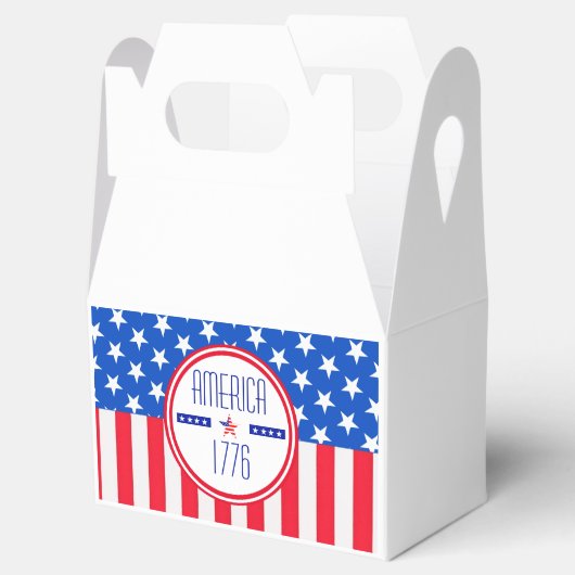 Patriottisch Amerikaans Bedankdoosjes (Geopend)