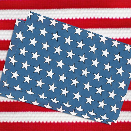 Patriottisch Amerikaans blauw-Amerikaanse vlaggest Tissuepapier