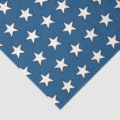 Patriottisch Amerikaans blauw-Amerikaanse vlaggest Tissuepapier (Detail)