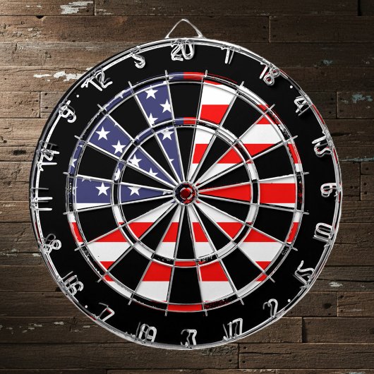 Patriottisch Amerikaans dartboard-ontwerp | Grungy Dartbord