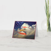 Patriottisch Amerikaans Eagle en de Kaart van de (Voorkant)