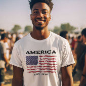 Patriottisch Amerikaans Flag T-shirt
