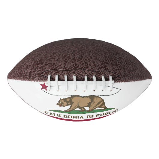 Patriottisch Amerikaans football met Californische (Voorkant)