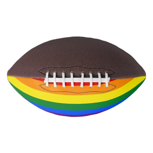 Patriottisch Amerikaans football met de vlag van (Voorkant)