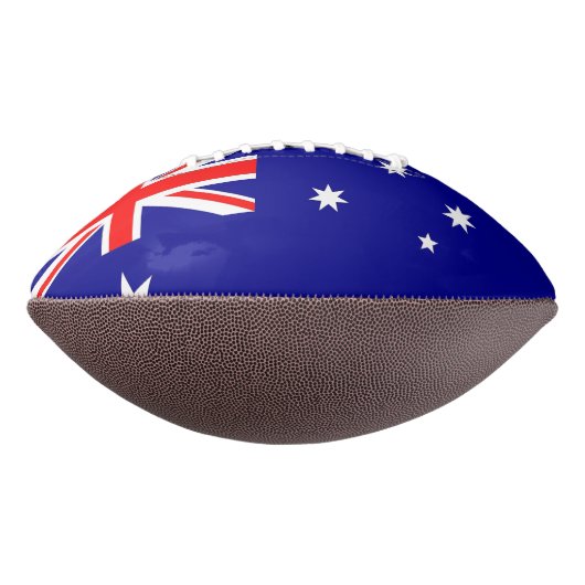 Patriottisch Amerikaans football met de vlag van A (Gedraaid 270)