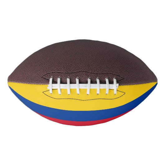Patriottisch Amerikaans football met de vlag van C (Voorkant)