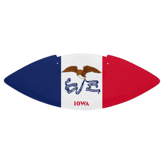 Patriottisch Amerikaans football met de vlag van I (Paneel)