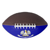 Patriottisch Amerikaans football met de vlag van L (Voorkant)