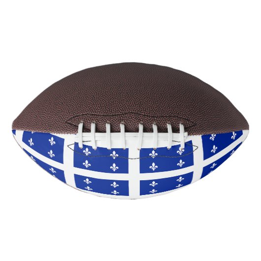 Patriottisch Amerikaans football met de vlag van Q (Voorkant)