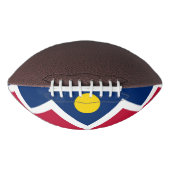 Patriottisch-amerikaans football met Denver-vlag (Voorkant)