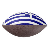Patriottisch Amerikaans football met Griekse vlag (Gedraaid 270)