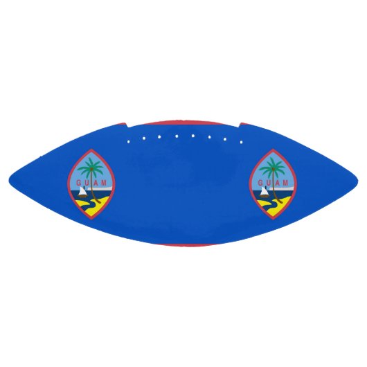 Patriottisch Amerikaans football met Guam vlag (Paneel)