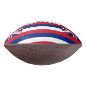 Patriottisch-amerikaans football met Hawaii-vlag (Gedraaid 270)