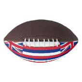 Patriottisch-amerikaans football met Hawaii-vlag (Voorkant)
