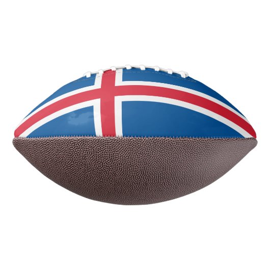 Patriottisch Amerikaans football met Ijslandse vla (Gedraaid 270)