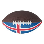 Patriottisch Amerikaans football met Ijslandse vla (Voorkant)