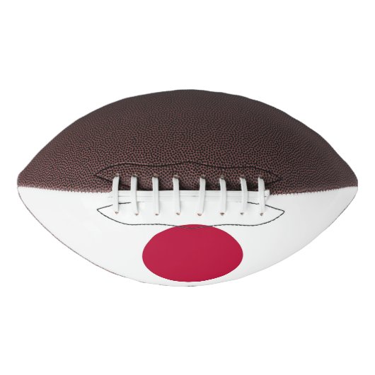 Patriottisch Amerikaans football met Japanse vlag (Voorkant)