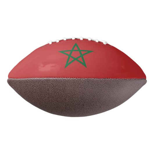 Patriottisch Amerikaans football met Marokkaanse v (Gedraaid 270)