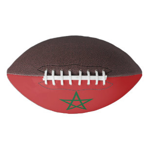 Patriottisch Amerikaans football met Marokkaanse v