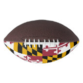 Patriottisch Amerikaans football met Marylandvlag (Voorkant)