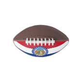 Patriottisch amerikaans football met Missouri-vlag (Voorkant)