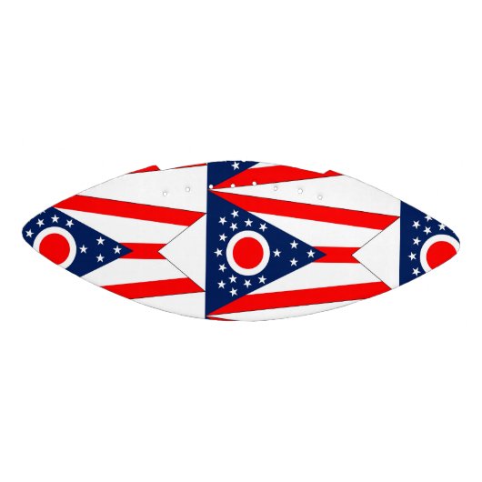 Patriottisch Amerikaans football met Ohio-vlag (Paneel)