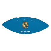 Patriottisch-amerikaans football met Oklahoma-vlag (Paneel)