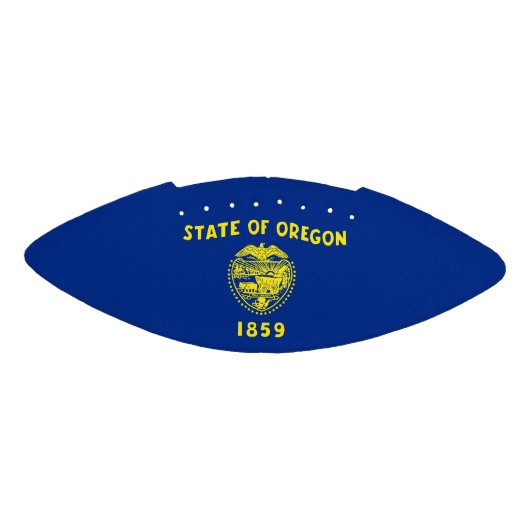 Patriottisch Amerikaans football met Oregon-vlag (Paneel)