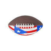 Patriottisch Amerikaans football met Puerto Rico v (Voorkant)