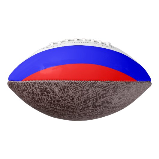 Patriottisch Amerikaans football met Russische vla (Gedraaid 270)