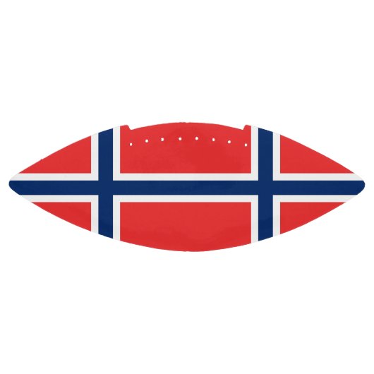 Patriottisch Amerikaans football met vlag Noorwege (Paneel)