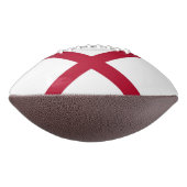 Patriottisch Amerikaans football met vlag van Alab (Gedraaid 270)