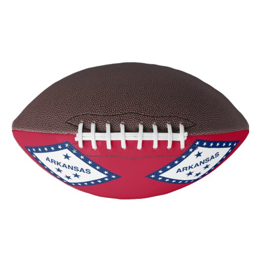 Patriottisch-amerikaans football met vlag van Arka (Voorkant)