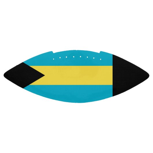 Patriottisch-amerikaans football met vlag van Baha (Paneel)