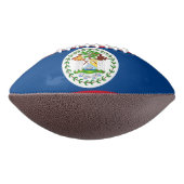 Patriottisch Amerikaans football met vlag van Beli (Gedraaid 270)