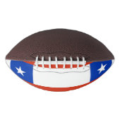 Patriottisch Amerikaans football met vlag van Chil (Voorkant)