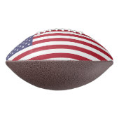 Patriottisch Amerikaans football met vlag van de (Gedraaid 270)